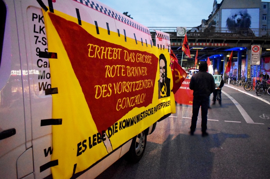 Demonstration zu Ehren Vorsitzender Gonzalo Hamburg4