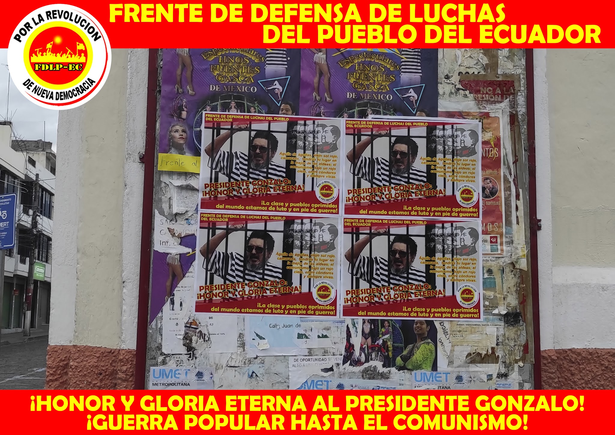 HONOR Y GLORIA ETERNA AL PRESIDENTE GONZALO fdlp ec 6