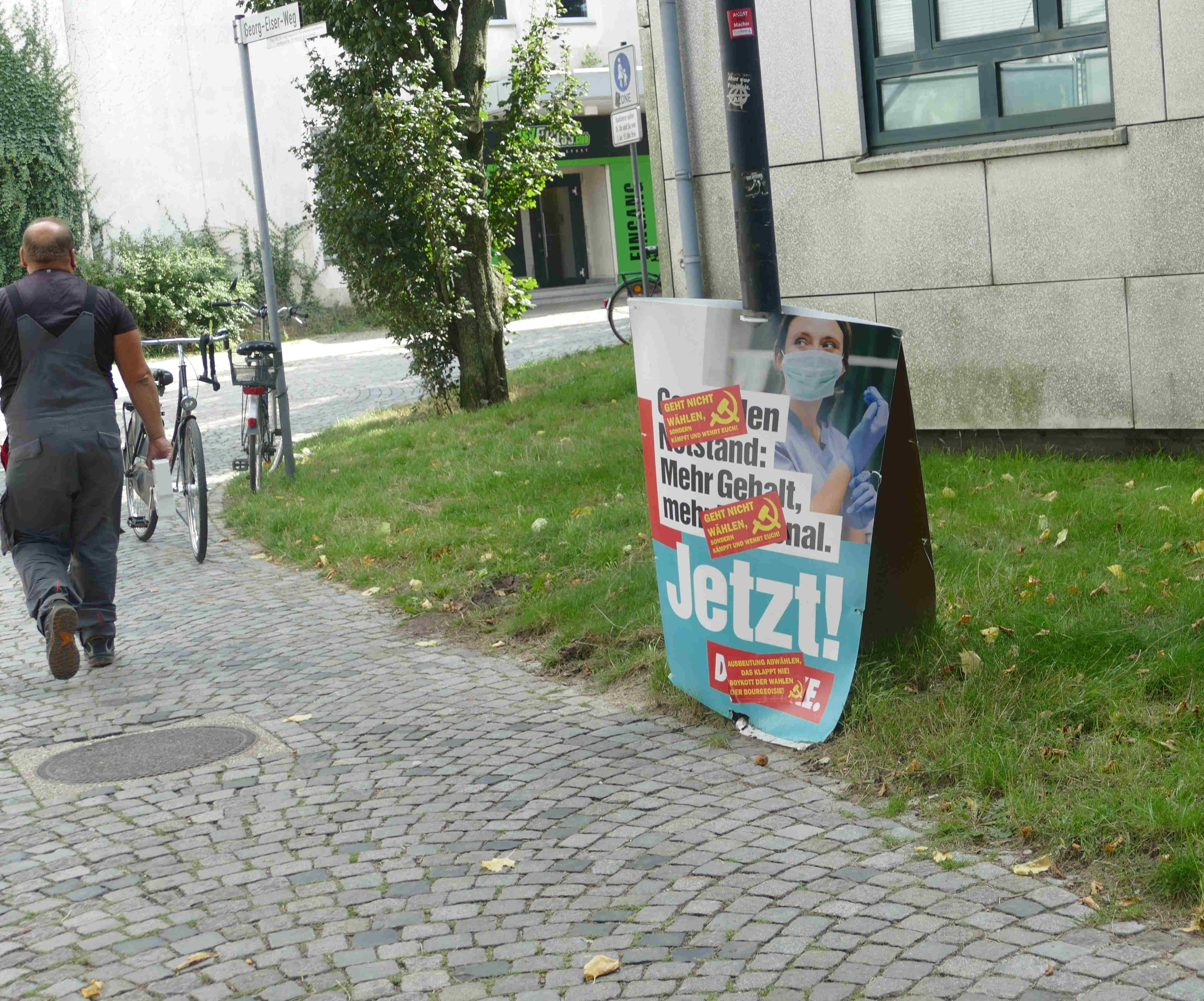 Wahlboykott 2021 Sticker Bremen Vahr II