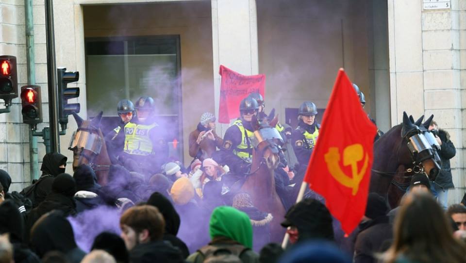 Stockholm Antifa Protest2