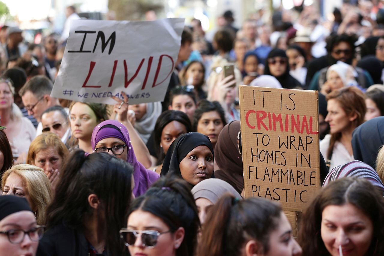 London Grenfell Protest 2